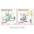 nr. 2710/2711 -  Stamp Monaco Mail