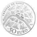 50 EUROS - ARGENT - FRANCE - STATUE DE LA LIBERTE GRENELLE BE 2017