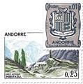n° 153A/164 -  Timbre Andorre Poste