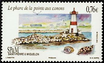 n°  1140  - Sello San Pedro y Miquelón Poste