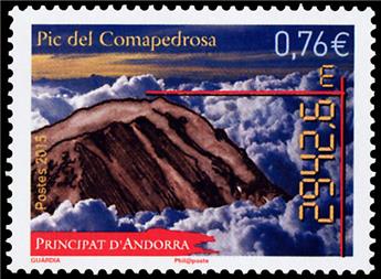 n°  769  - Timbre Andorre Poste