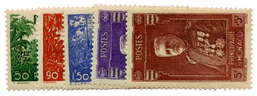 n°135/139* - Timbre Monaco Poste n°135/139* - Timbre Monaco Poste