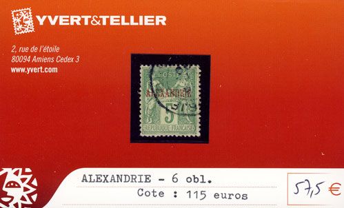 ALEXANDRIE - n° 6 ALEXANDRIE - n° 6