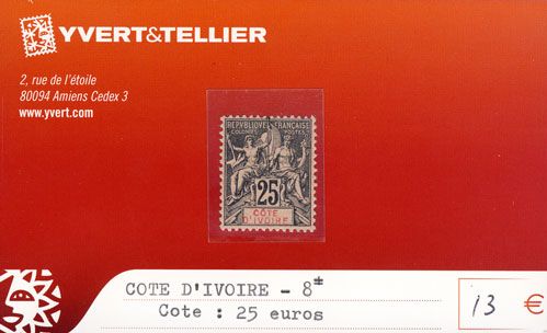 COTE D´IVOIRE - n° 8* COTE D´IVOIRE - n° 8*