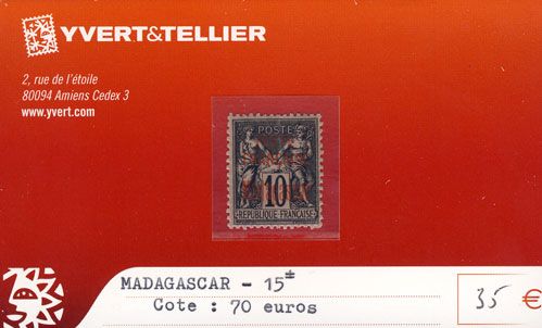 MADAGASCAR - n° 15* MADAGASCAR - n° 15*