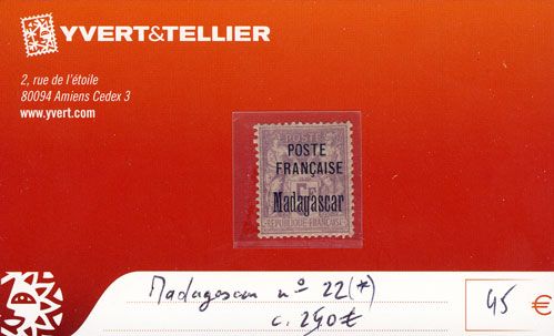 MADAGASCAR - n° 22(*) MADAGASCAR - n° 22(*)