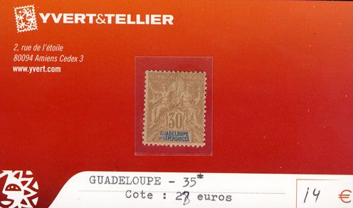GUADELOUPE - n° 35* GUADELOUPE - n° 35*