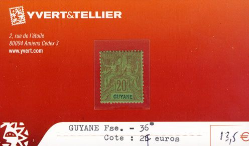 GUYANE - n° 36* GUYANE - n° 36*
