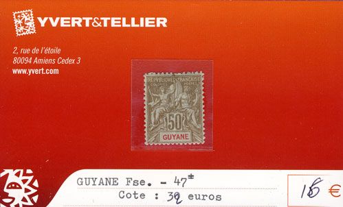GUYANE - n° 47* GUYANE - n° 47*