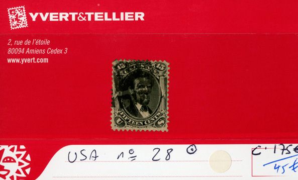 ETATS-UNIS - n°28 obl. ETATS-UNIS - n°28 obl.