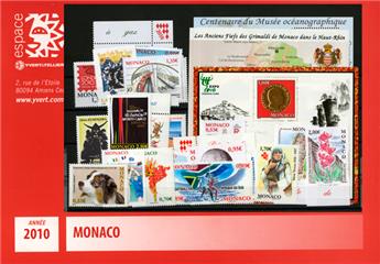 n° 2719/2756 -  Selo Mónaco Ano completo (2010)