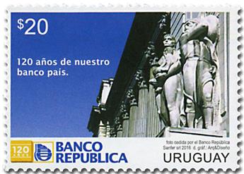 n° 2817 - Timbre URUGUAY Poste