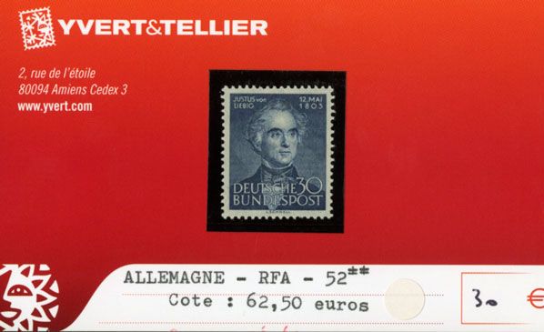 ALLEMAGNE FEDERALE - n°52** ALLEMAGNE FEDERALE - n°52**