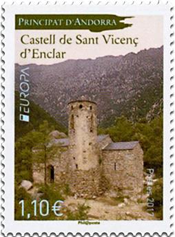 n° 797 - Timbre Andorre Poste (EUROPA)
