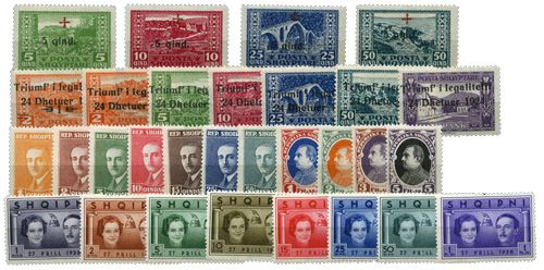 n°136/139*, n°144/150*, n°166/176*, n°241/248* - Timbre ALBANIE Poste n°136/139*, n°144/150*, n°166/176*, n°241/248* - Timbre ALBANIE Poste