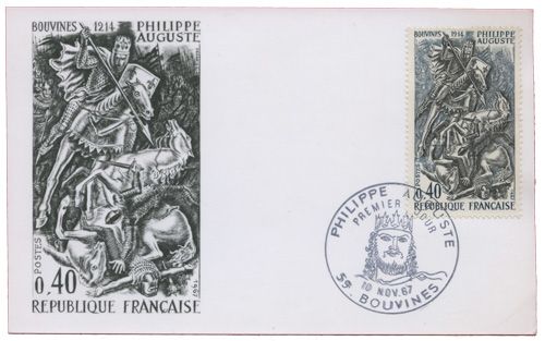 n°1538a obl. sur carte - Timbre FRANCE Poste n°1538a obl. sur carte - Timbre FRANCE Poste