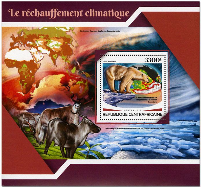 n° 1179 - Timbre CENTRAFRICAINE Blocs et feuillets n° 1179 - Timbre CENTRAFRICAINE Blocs et feuillets