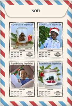 n° 5877/5880 - Timbre TOGO  Poste