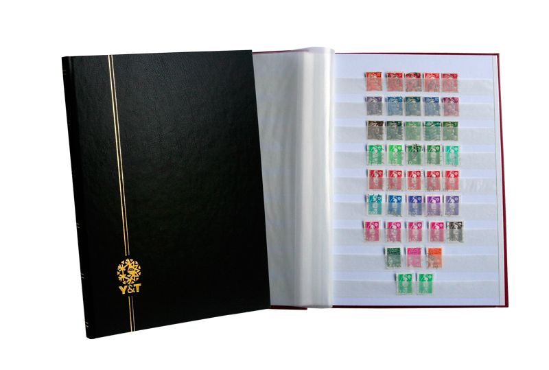 PERFECTA : Classeur fixe pour timbres (Grand modèle-Pages Blanches-16p) PERFECTA : Classeur fixe pour timbres (Grand modèle-Pages Blanches-16p)