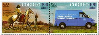 n° 2866/2867 - Timbre URUGUAY Poste