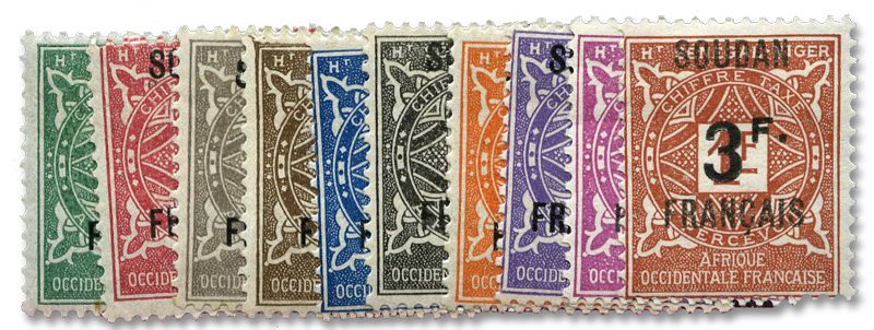 n°1/10* - Timbre SOUDAN Taxe n°1/10* - Timbre SOUDAN Taxe