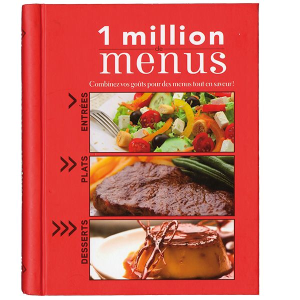 1 MILLION DE MENUS 1 MILLION DE MENUS