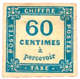 n°9(*) TB - Timbre FRANCE Taxe n°9(*) TB - Timbre FRANCE Taxe