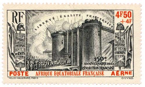 n°9* - Timbre AEF Poste Aérienne n°9* - Timbre AEF Poste Aérienne