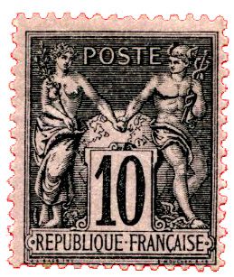 n°89** - Timbre FRANCE Poste n°89** - Timbre FRANCE Poste