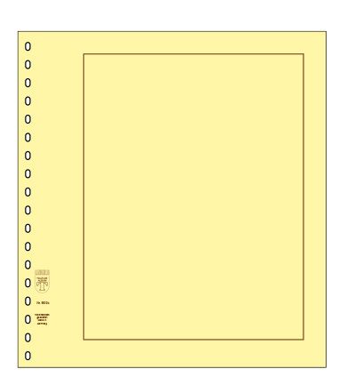 Feuille neutre Bristol jaune - avec filet d´encadrement (x10) - LINDNER (Hors cat. /802b) Feuille neutre Bristol jaune - avec filet d´encadrement (x10) - LINDNER (Hors cat. /802b)