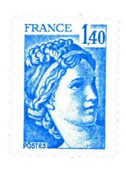 n° 1975a -  Selo França Correios