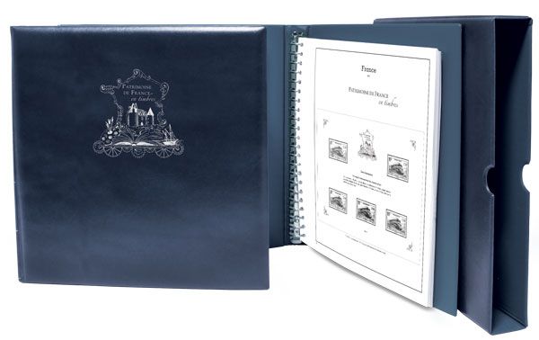 PATRIMOINE DE FRANCE EN TIMBRES : Album SUPRA accompagné des pages d´album (2019) PATRIMOINE DE FRANCE EN TIMBRES : Album SUPRA accompagné des pages d´album (2019)