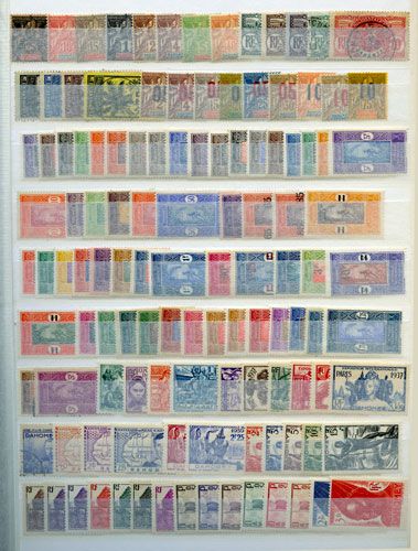 DAHOMEY : Collection 1899/1944 **/*/obl. DAHOMEY : Collection 1899/1944 **/*/obl.