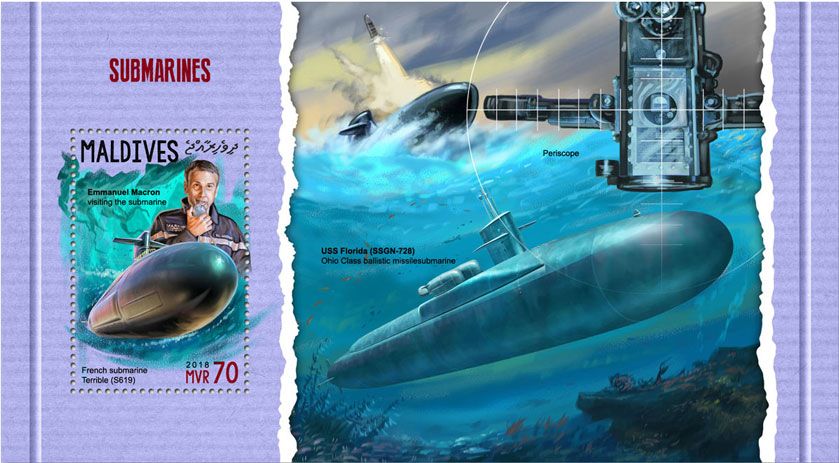 n° 1117 - Timbre MALDIVES Blocs et feuillets n° 1117 - Timbre MALDIVES Blocs et feuillets