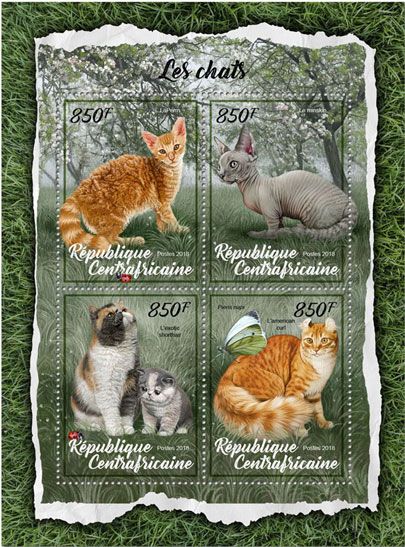 n° 5397/5400 - Timbre CENTRAFRICAINE Poste n° 5397/5400 - Timbre CENTRAFRICAINE Poste