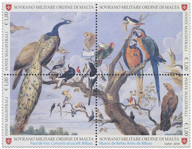 n° 1466/1469 - Timbre ORDRE de MALTE Poste n° 1466/1469 - Timbre ORDRE de MALTE Poste