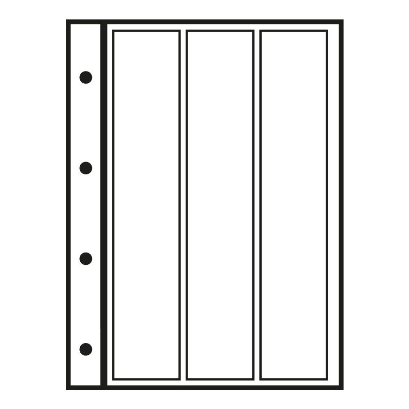 Recharges INITIA : 3 bandes verticales (transparent) Recharges INITIA : 3 bandes verticales (transparent)