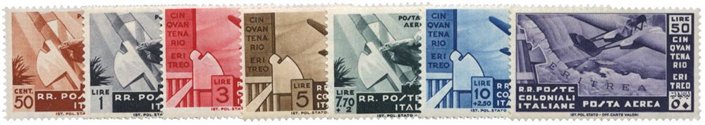n°15/21* - Timbre COLONIES ITALIENNES Poste Aérienne n°15/21* - Timbre COLONIES ITALIENNES Poste Aérienne