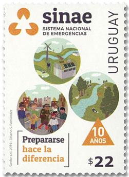 n° 2958 - Timbre URUGUAY Poste