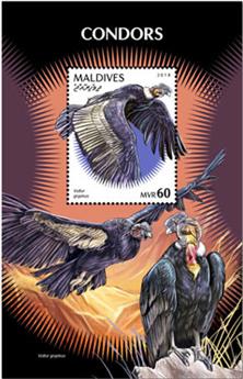 n° 1275 - Timbre MALDIVES Blocs et feuillets
