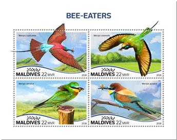 n° 6370/6373 - Timbre MALDIVES Poste