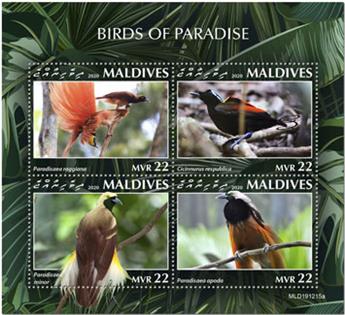 n° 7394/7397  - Timbre MALDIVES Poste