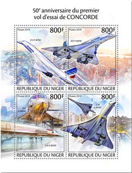 n° 5540/5543 - Timbre NIGER Poste