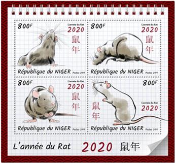 n° 5703/5706 - Timbre NIGER Poste