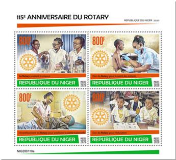 n° 5795/5798  - Timbre NIGER Poste