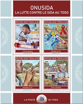 n° 6680/6683 - Timbre TOGO Poste