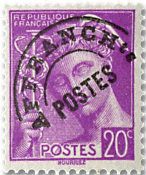 n° 78 -  Selo França Pré-obliterados