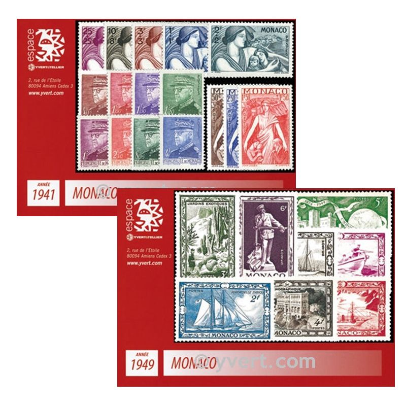 nr. 1941-1949 - Stamp Monaco Year set nr. 1941-1949 - Stamp Monaco Year set