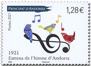 n° 865 - Timbre ANDORRE Poste