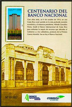 n° 35 - Timbre COSTA RICA Blocs et feuillets